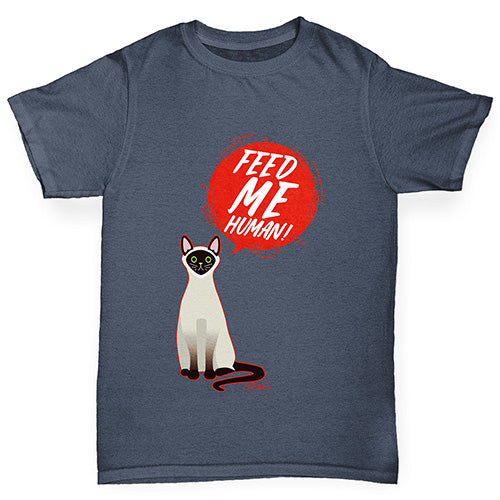 Feed Me Cat Boy's T-Shirt