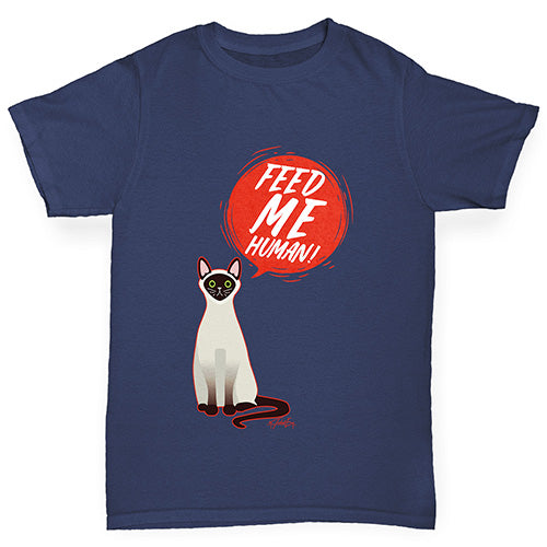 Feed Me Cat Boy's T-Shirt