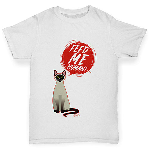 Feed Me Cat Boy's T-Shirt