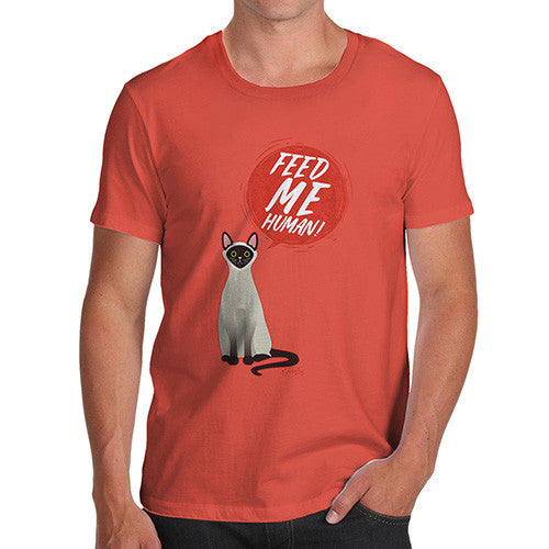 Feed Me Cat Men's T-Shirt