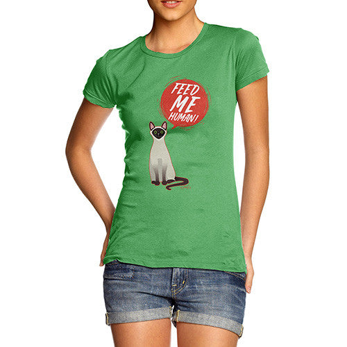 Feed Me Cat Women's T-Shirt 