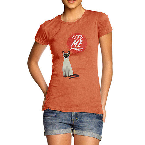 Feed Me Cat Women's T-Shirt 