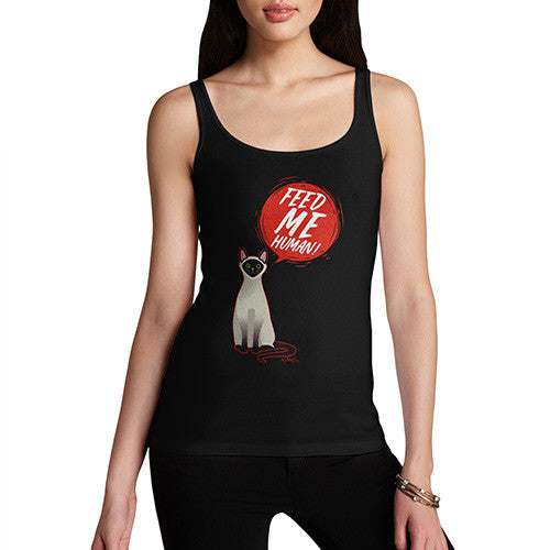 Feed Me Cat Women's Tank Top