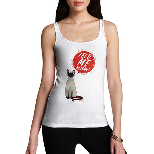 Feed Me Cat Women's Tank Top