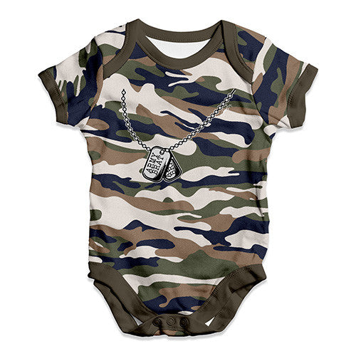 Army Brat Dog Tags Baby Unisex Baby Grow Bodysuit