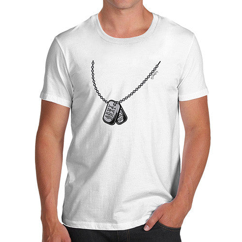 Army Brat Dog Tags Men's T-Shirt