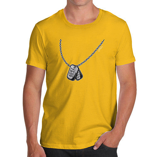 Army Brat Dog Tags Men's T-Shirt