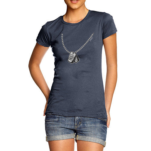 Army Brat Dog Tags Women's T-Shirt 