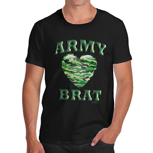 Army Brat Camo Heart Men's T-Shirt