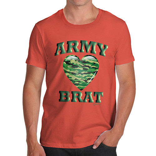 Army Brat Camo Heart Men's T-Shirt