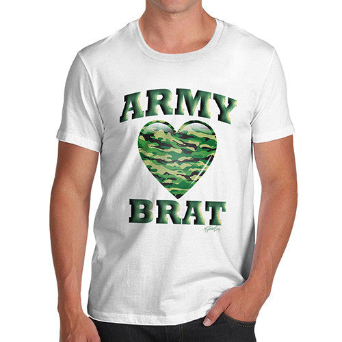 Army Brat Camo Heart Men's T-Shirt