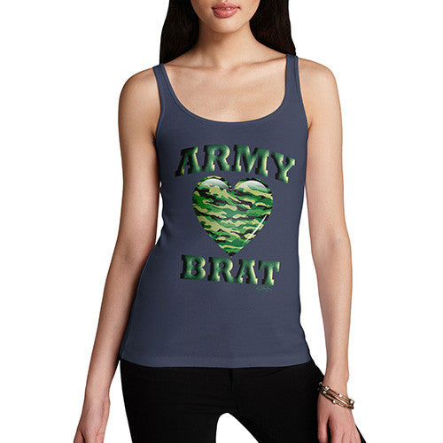 Army Brat Camo Heart Women's Tank Top