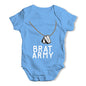 Brat Army Baby Unisex Baby Grow Bodysuit