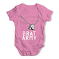 Brat Army Baby Unisex Baby Grow Bodysuit