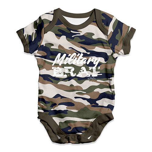 Military Brat Baby Unisex Baby Grow Bodysuit