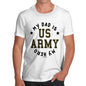 Army My Dad Is My Hero Men's T-Shirt