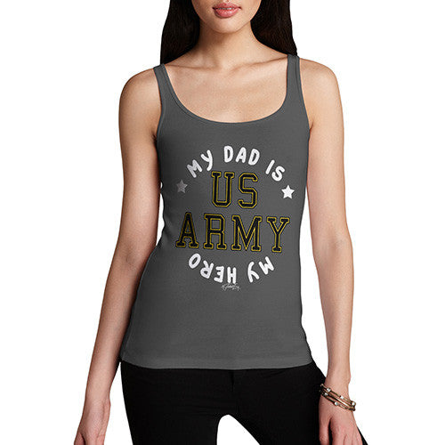 Army My Dad Is My Hero Women's Tank Top