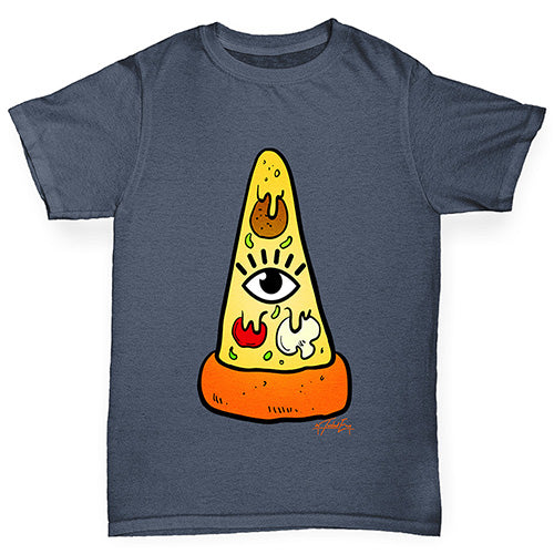 Illuminati Pizza Boy's T-Shirt