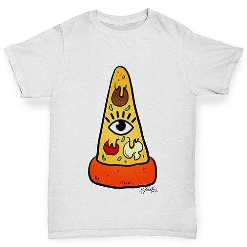 Illuminati Pizza Boy's T-Shirt