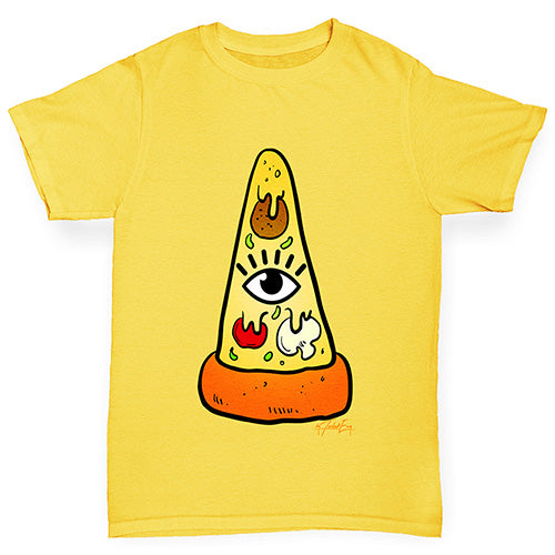 Illuminati Pizza Boy's T-Shirt