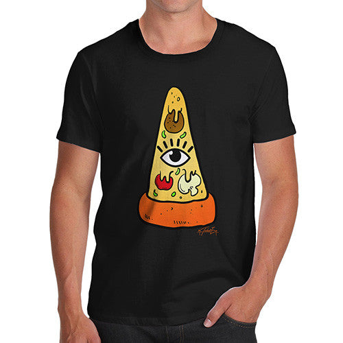 Illuminati Pizza Men's T-Shirt