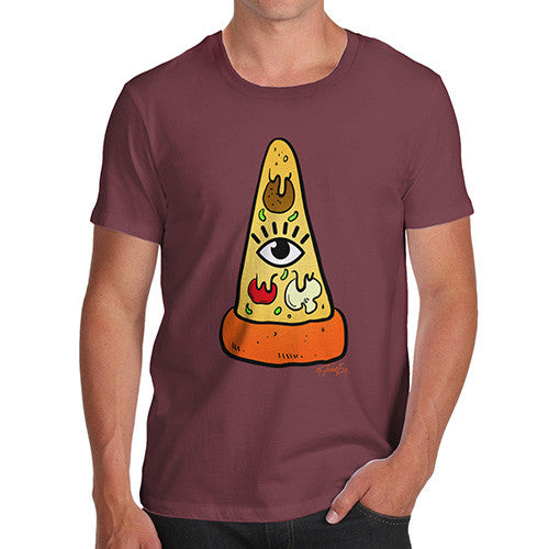 Illuminati Pizza Men's T-Shirt