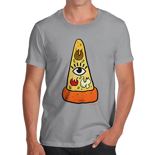 Illuminati Pizza Men's T-Shirt