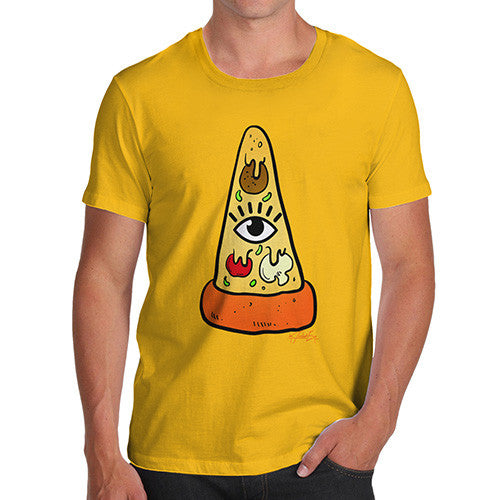 Illuminati Pizza Men's T-Shirt