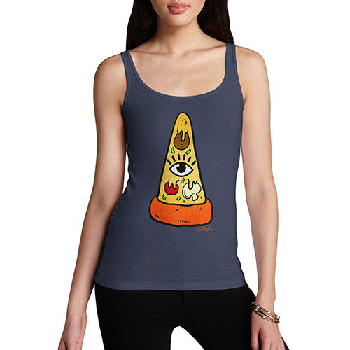 Illuminati Pizza Women's Tank Top