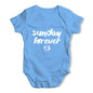 Sunday Forever Baby Unisex Baby Grow Bodysuit