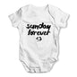 Sunday Forever Baby Unisex Baby Grow Bodysuit