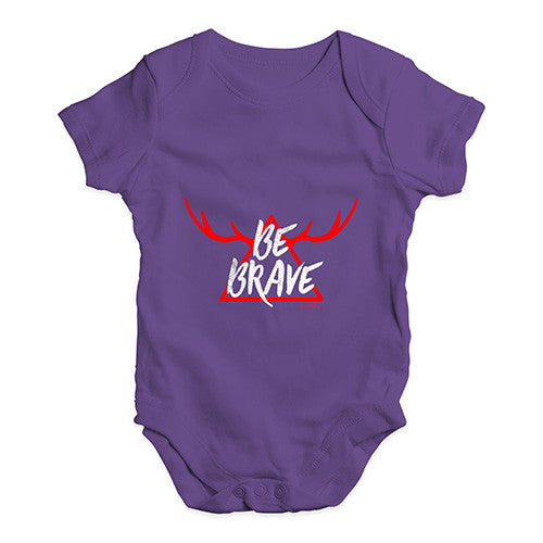 Be Brave Baby Unisex Babygrow Bodysuit Onesies