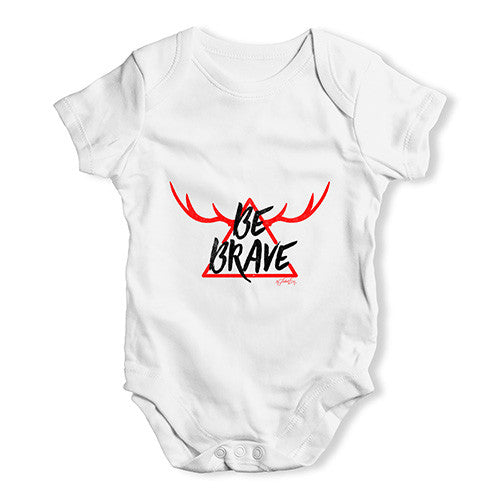 Be Brave Baby Unisex Babygrow Bodysuit Onesies