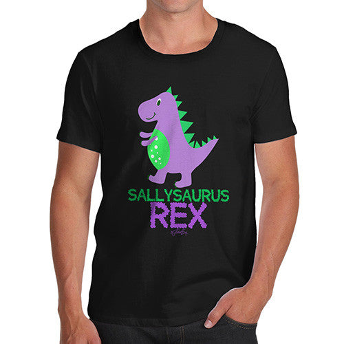 Personalised Cute T-Rex Men's T-Shirt