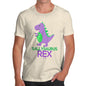 Personalised Cute T-Rex Men's T-Shirt