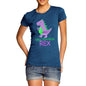 Personalised Cute T-Rex Women's T-Shirt 