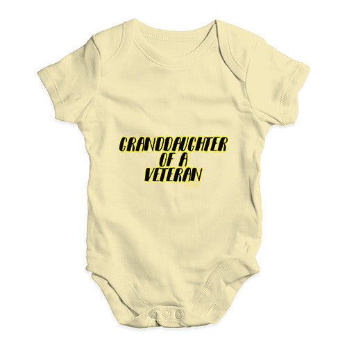 Granddaughter Of A Veteran Baby Unisex Babygrow Bodysuit Onesies