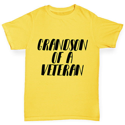 Grandson Of A Veteran Boy's T-Shirt