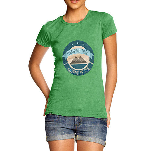 Camping Time Adventure Time Women's T-Shirt 