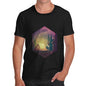 Camping Hexagon Night Time Men's T-Shirt