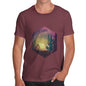 Camping Hexagon Night Time Men's T-Shirt