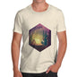 Camping Hexagon Night Time Men's T-Shirt