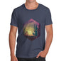 Camping Hexagon Night Time Men's T-Shirt