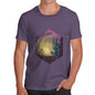 Camping Hexagon Night Time Men's T-Shirt