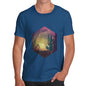 Camping Hexagon Night Time Men's T-Shirt