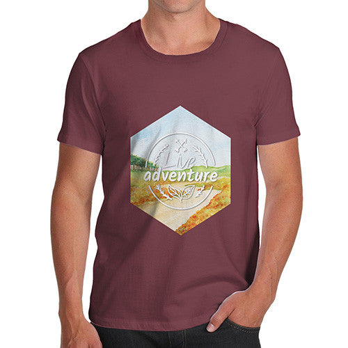 Live Adventure Landscape Men's T-Shirt