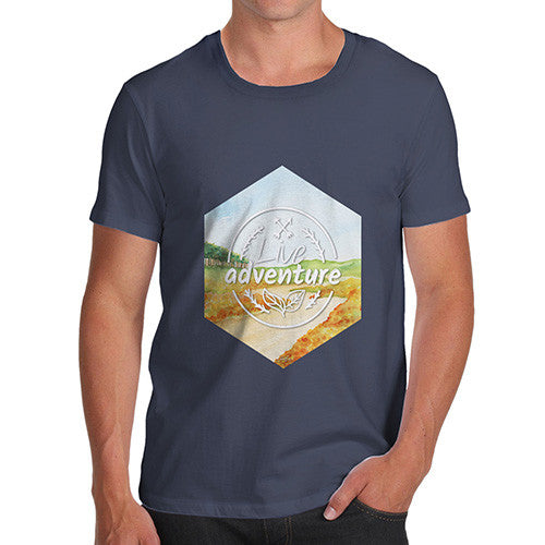 Live Adventure Landscape Men's T-Shirt