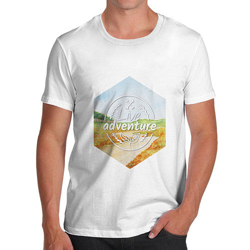 Live Adventure Landscape Men's T-Shirt