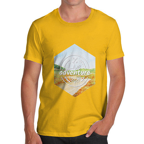 Live Adventure Landscape Men's T-Shirt