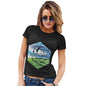 Adventure Begins Mountains Landscape Women's T-Shirt 